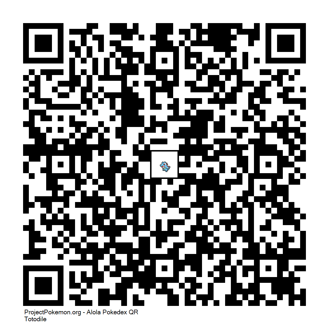 Cdigo QR de Totodile